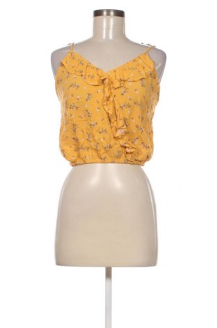 Γυναικείο αμάνικο μπλουζάκι Tally Weijl, Μέγεθος L, Χρώμα Κίτρινο, Τιμή 6,71 €