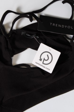 Γυναικείο αμάνικο μπλουζάκι Trendyol, Μέγεθος L, Χρώμα Μαύρο, Τιμή 5,08 €