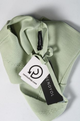 Γυναικείο αμάνικο μπλουζάκι Trendyol, Μέγεθος S, Χρώμα Πράσινο, Τιμή 9,27 €