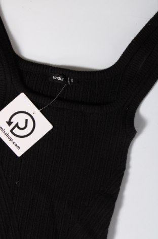 Γυναικείο αμάνικο μπλουζάκι Undiz, Μέγεθος S, Χρώμα Μαύρο, Τιμή 14,65 €