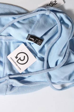 Γυναικείο αμάνικο μπλουζάκι Undiz, Μέγεθος XL, Χρώμα Μπλέ, Τιμή 5,68 €