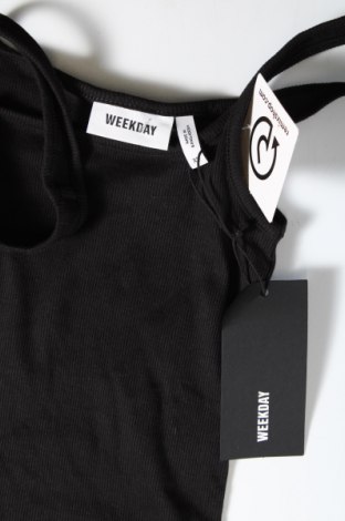 Γυναικείο αμάνικο μπλουζάκι Weekday, Μέγεθος XS, Χρώμα Μαύρο, Τιμή 6,60 €