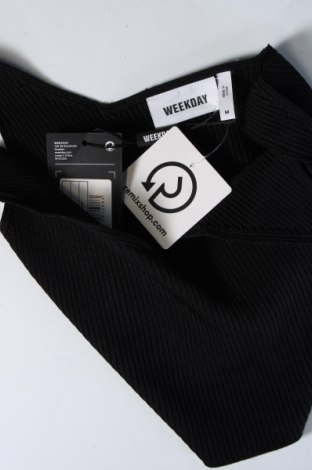 Γυναικείο αμάνικο μπλουζάκι Weekday, Μέγεθος M, Χρώμα Μαύρο, Τιμή 9,85 €