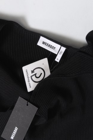 Γυναικείο αμάνικο μπλουζάκι Weekday, Μέγεθος XL, Χρώμα Μαύρο, Τιμή 9,63 €