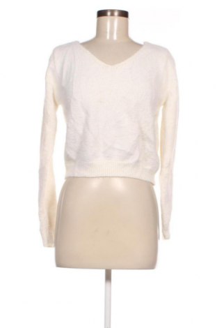 Дамски пуловер, Размер M, Цвят Бял, Цена 8,12 лв.