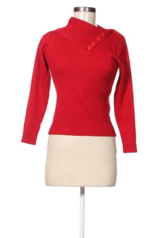 Дамски пуловер, Размер M, Цвят Червен, Цена 8,70 лв.