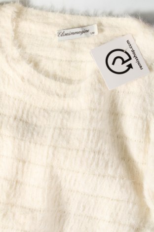 Дамски пуловер, Размер S, Цвят Бял, Цена 7,54 лв.
