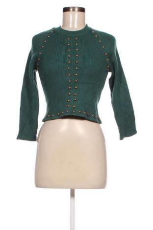 Дамски пуловер, Размер S, Цвят Зелен, Цена 7,54 лв.