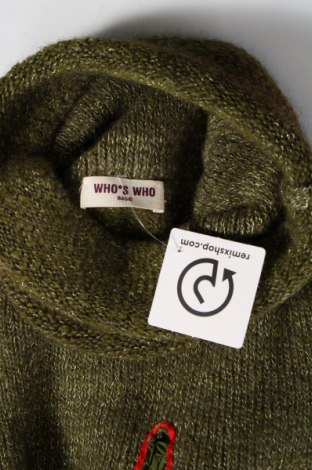 Γυναικείο πουλόβερ Who*s Who, Μέγεθος M, Χρώμα Πράσινο, Τιμή 18,93 €