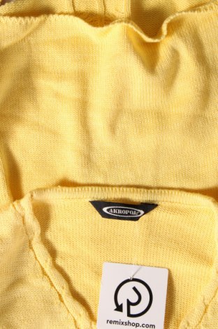 Дамски пуловер Akropol, Размер M, Цвят Жълт, Цена 13,12 лв.