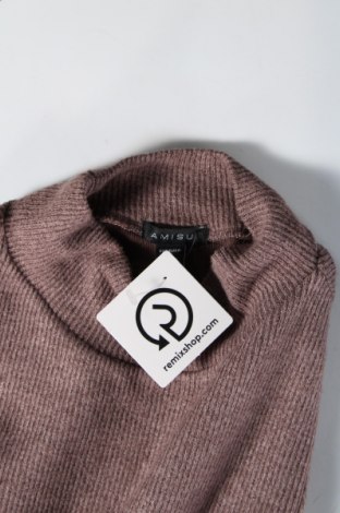 Γυναικείο πουλόβερ Amisu, Μέγεθος S, Χρώμα Καφέ, Τιμή 4,49 €