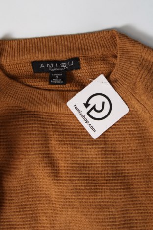 Дамски пуловер Amisu, Размер S, Цвят Бежов, Цена 7,83 лв.
