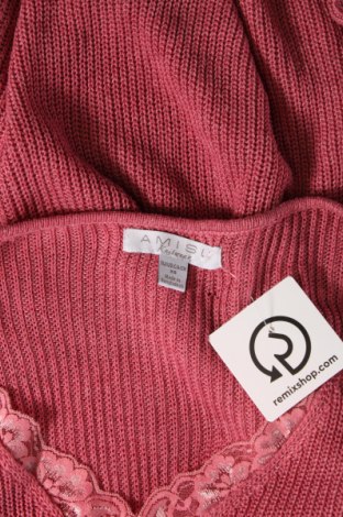 Дамски пуловер Amisu, Размер XS, Цвят Розов, Цена 8,70 лв.