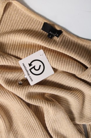 Дамски пуловер Andrea, Размер S, Цвят Бежов, Цена 54,00 лв.