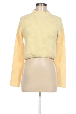Γυναικείο πουλόβερ Bershka, Μέγεθος XS, Χρώμα Κίτρινο, Τιμή 10,20 €