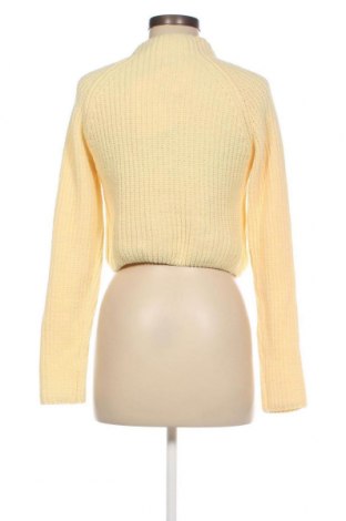 Γυναικείο πουλόβερ Bershka, Μέγεθος XS, Χρώμα Κίτρινο, Τιμή 10,67 €