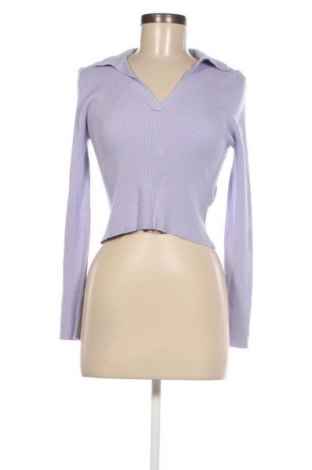 Γυναικείο πουλόβερ Bershka, Μέγεθος XL, Χρώμα Βιολετί, Τιμή 6,16 €