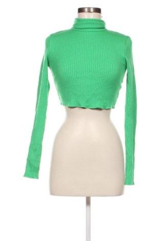 Pulover de femei Bershka, Mărime M, Culoare Verde, Preț 23,85 Lei