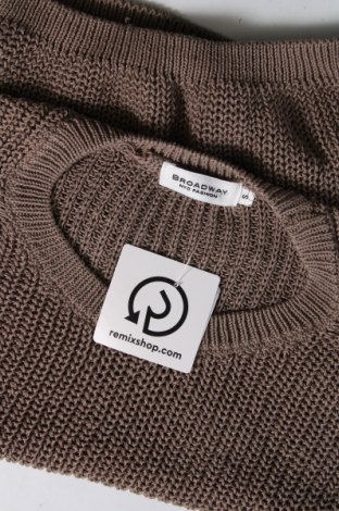 Дамски пуловер Broadway, Размер S, Цвят Кафяв, Цена 6,09 лв.