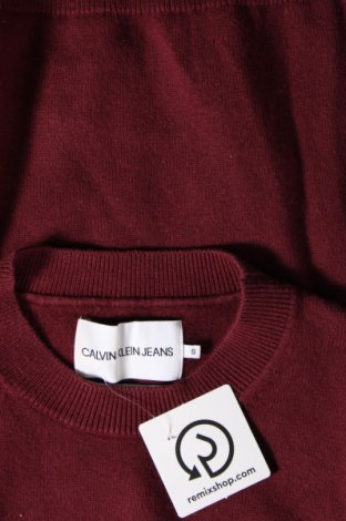 Γυναικείο πουλόβερ Calvin Klein Jeans, Μέγεθος S, Χρώμα Κόκκινο, Τιμή 35,91 €