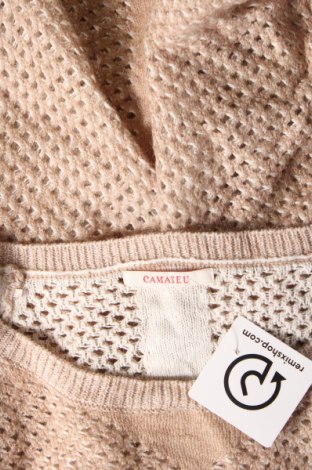 Γυναικείο πουλόβερ Camaieu, Μέγεθος L, Χρώμα  Μπέζ, Τιμή 5,38 €