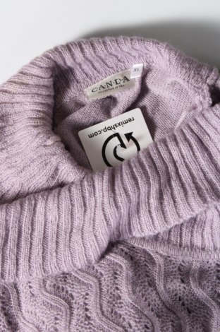 Дамски пуловер Canda, Размер XL, Цвят Лилав, Цена 8,70 лв.