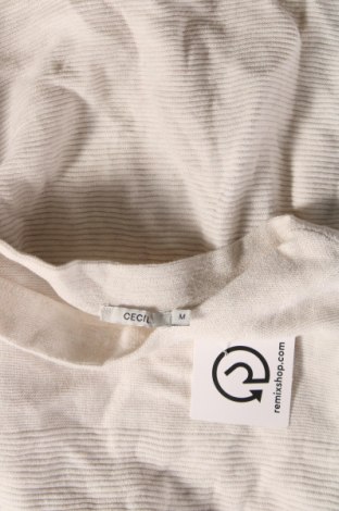 Дамски пуловер Cecil, Размер M, Цвят Бял, Цена 29,00 лв.