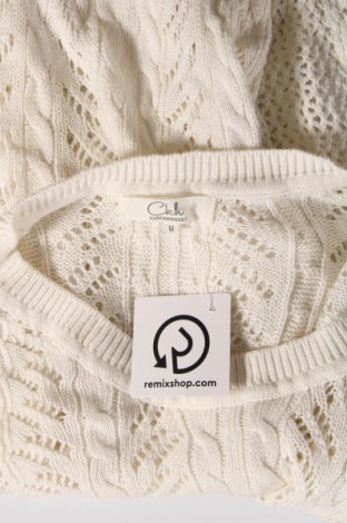 Дамски пуловер Clockhouse, Размер M, Цвят Бял, Цена 5,80 лв.