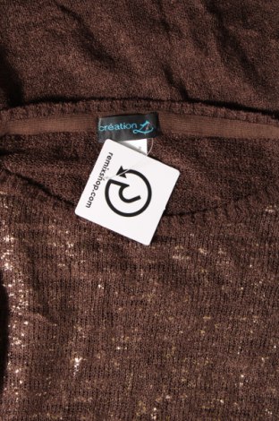 Γυναικείο πουλόβερ Creation L, Μέγεθος M, Χρώμα Καφέ, Τιμή 4,49 €