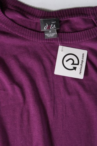 Γυναικείο πουλόβερ Dots, Μέγεθος XL, Χρώμα Βιολετί, Τιμή 8,18 €