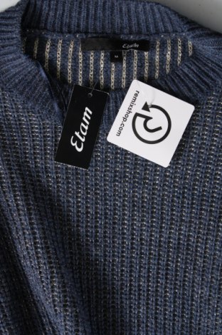Дамски пуловер Etam, Размер M, Цвят Син, Цена 21,75 лв.