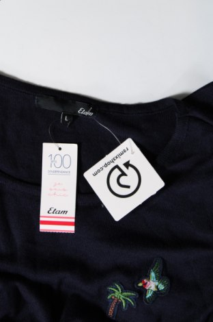 Γυναικείο πουλόβερ Etam, Μέγεθος L, Χρώμα Μπλέ, Τιμή 6,73 €
