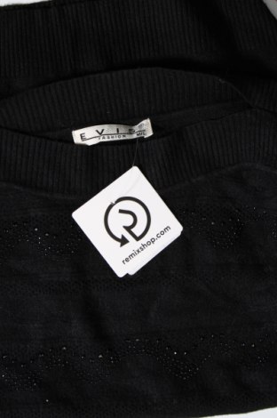 Γυναικείο πουλόβερ Evis, Μέγεθος M, Χρώμα Μαύρο, Τιμή 4,49 €