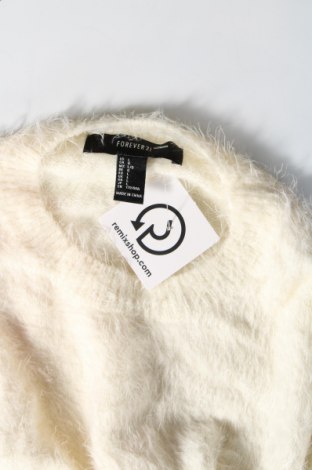 Дамски пуловер Forever 21, Размер L, Цвят Бял, Цена 8,00 лв.