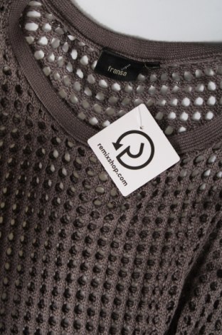 Дамски пуловер Fransa, Размер L, Цвят Сив, Цена 29,00 лв.
