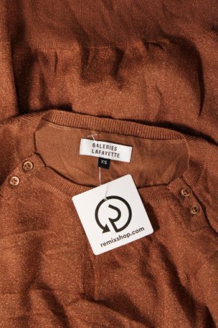 Дамски пуловер Galeries Lafayette, Размер XS, Цвят Кафяв, Цена 8,70 лв.