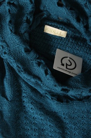 Дамски пуловер Giolli, Размер M, Цвят Син, Цена 6,38 лв.