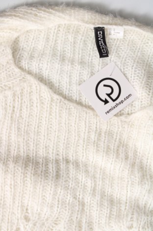 Γυναικείο πουλόβερ H&M Divided, Μέγεθος M, Χρώμα Λευκό, Τιμή 17,94 €