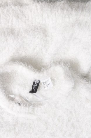Дамски пуловер H&M Divided, Размер S, Цвят Бял, Цена 7,25 лв.