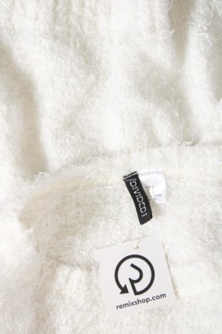 Дамски пуловер H&M Divided, Размер S, Цвят Бял, Цена 7,54 лв.