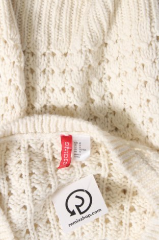 Γυναικείο πουλόβερ H&M Divided, Μέγεθος L, Χρώμα Λευκό, Τιμή 4,49 €