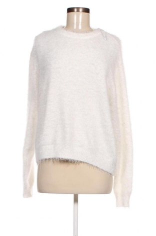 Дамски пуловер H&M Divided, Размер L, Цвят Бял, Цена 11,89 лв.