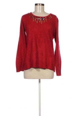 Γυναικείο πουλόβερ Helena Vera, Μέγεθος XL, Χρώμα Κόκκινο, Τιμή 7,71 €