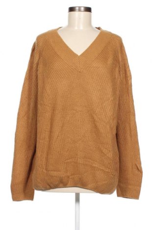 Γυναικείο πουλόβερ Jean Pascale, Μέγεθος L, Χρώμα  Μπέζ, Τιμή 4,49 €