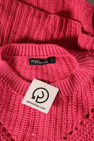 Γυναικείο πουλόβερ Jean Pascale, Μέγεθος L, Χρώμα Ρόζ , Τιμή 5,38 €