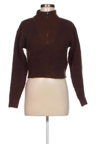 Дамски пуловер Jennyfer, Размер XS, Цвят Кафяв, Цена 11,50 лв.