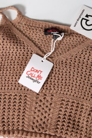 Дамски пуловер Jennyfer, Размер M, Цвят Бежов, Цена 12,42 лв.