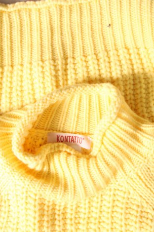 Γυναικείο πουλόβερ Kontatto, Μέγεθος M, Χρώμα Κίτρινο, Τιμή 7,71 €
