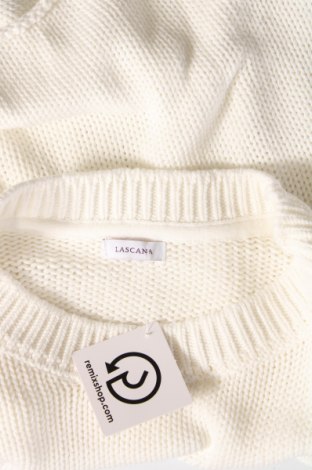 Дамски пуловер Lascana, Размер XL, Цвят Бял, Цена 18,40 лв.