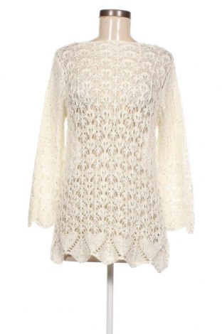 Γυναικείο πουλόβερ Laura Torelli, Μέγεθος M, Χρώμα Λευκό, Τιμή 4,49 €